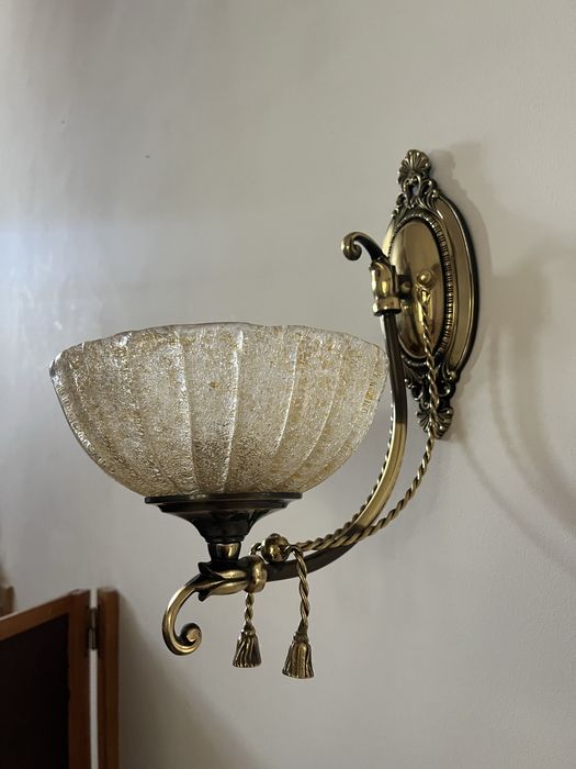 Klasyczne kinkiety Grenada – 2 sztuki, styl vintage