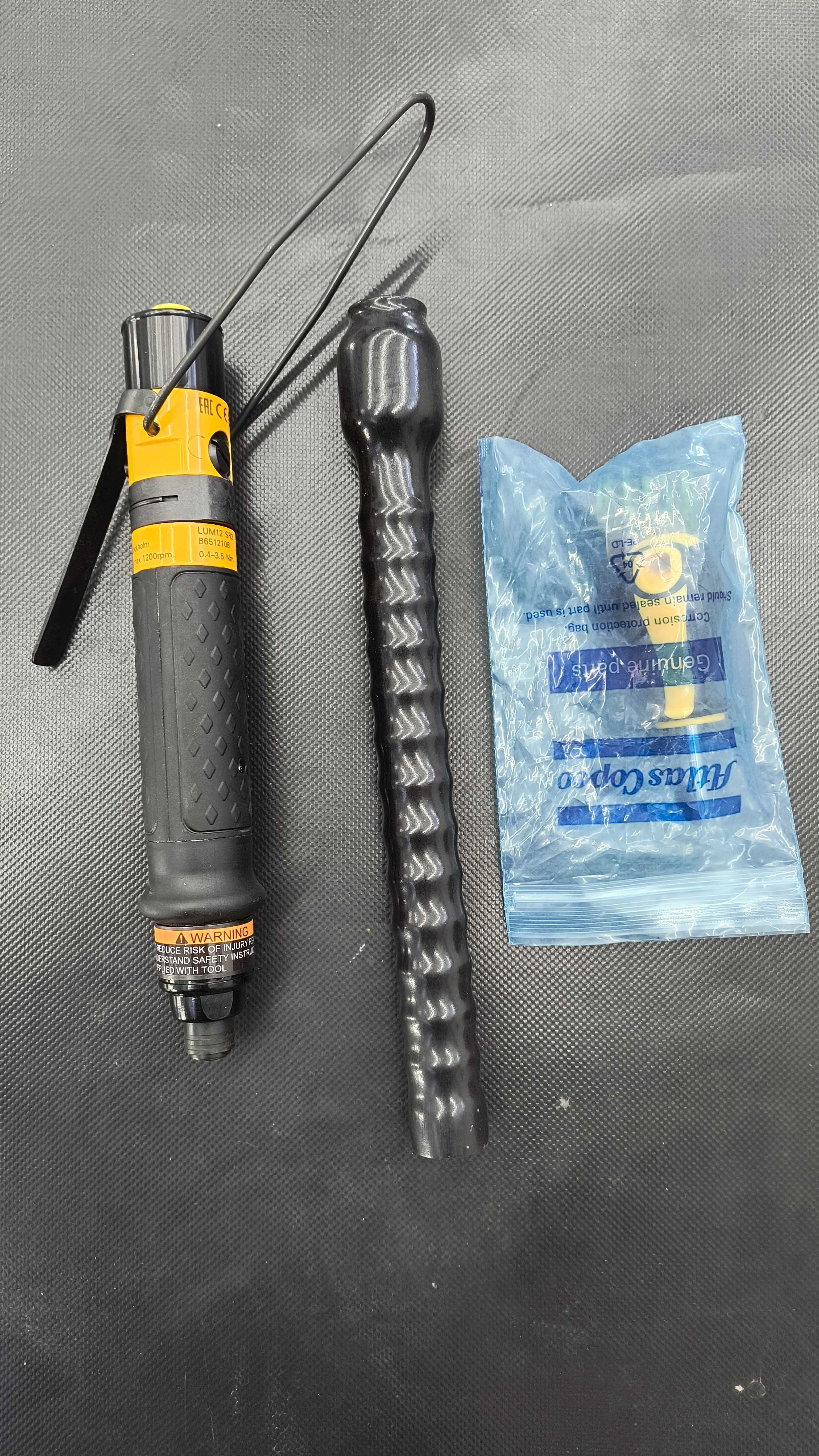 Atlas Copco LUM12 SR3 | Wkrętak pneumatyczny liniowy, 0,4 - 3,5 Nm