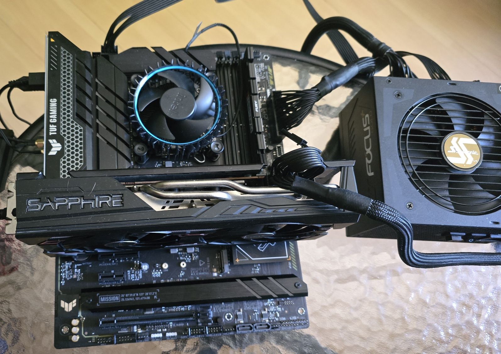 Zestaw - ASUS  Z790, i5 13600kf, 16gb ddr,2 Ssd 512+256, zasilacz. 850