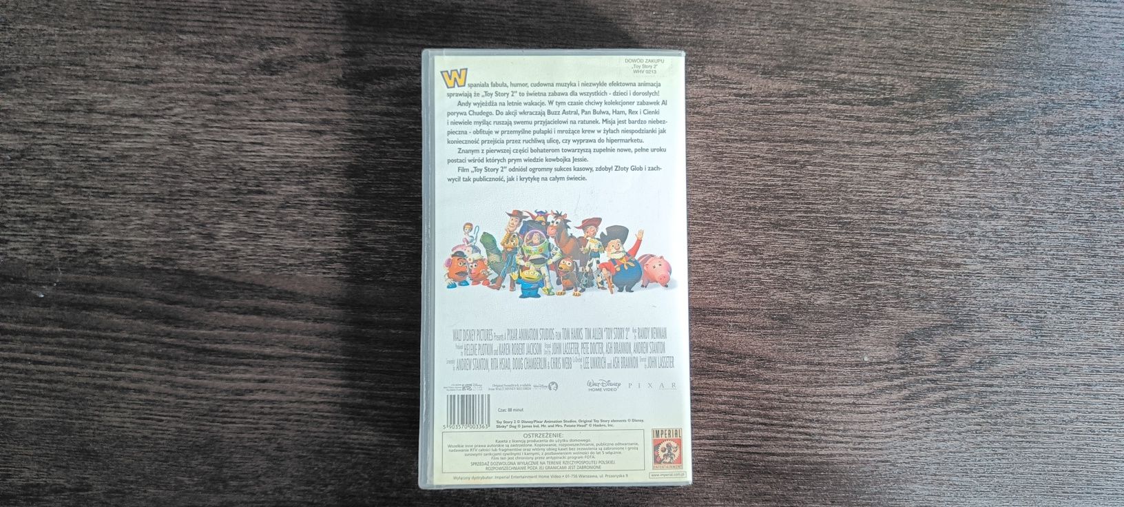 Toy Story 2 kaseta VHS