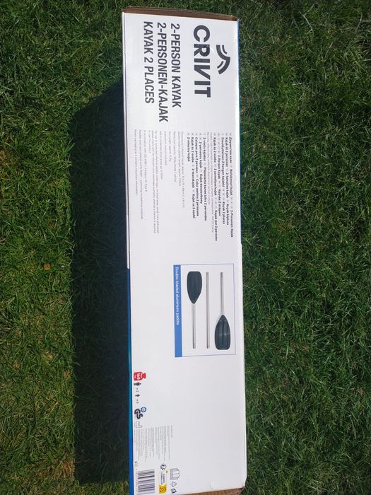 Kajak dwuosobowy dmuchany Crivit