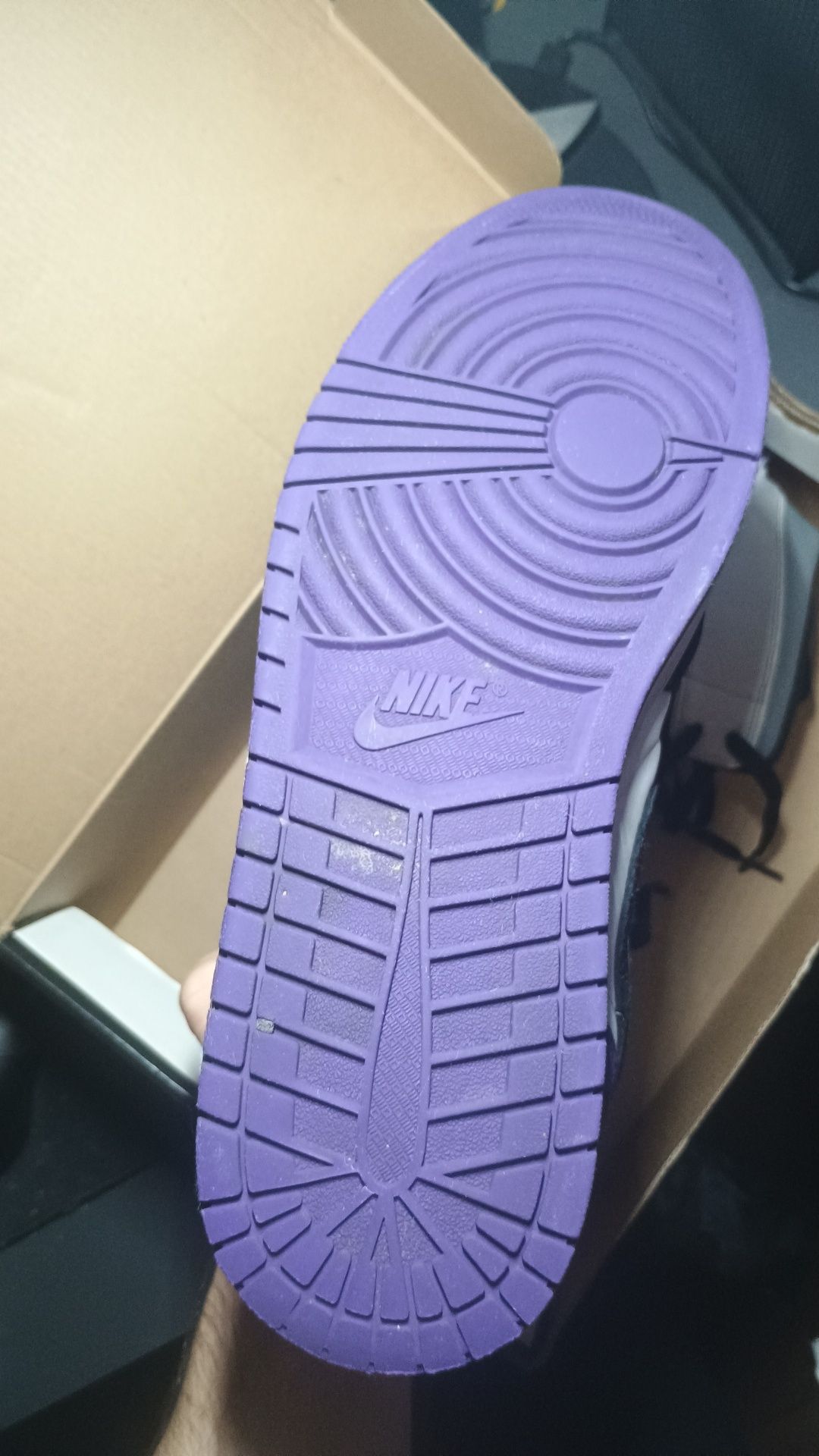 Nike air Jordan 1 retro mid se court purple