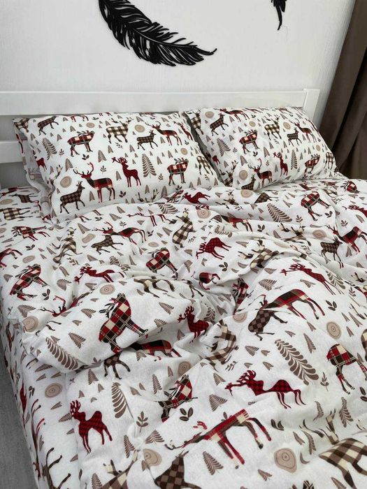 Постільна білизна фланель постельное