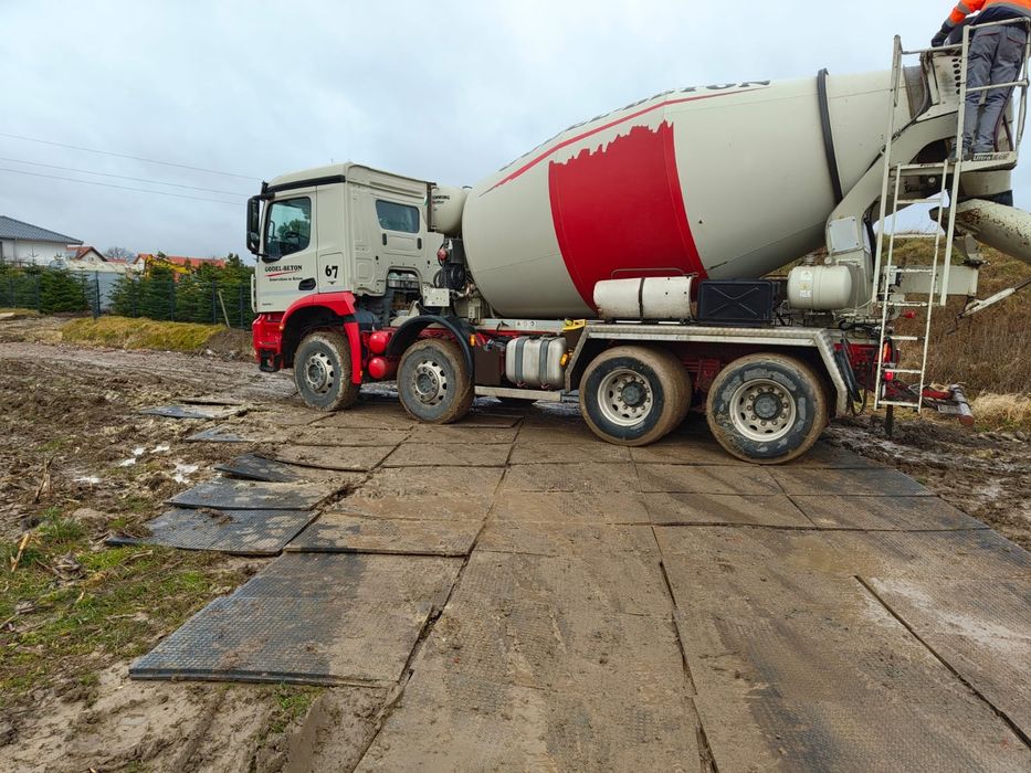 Maty drogowe, płyty drogowe, maty podjazdowe, droga tymczasowa