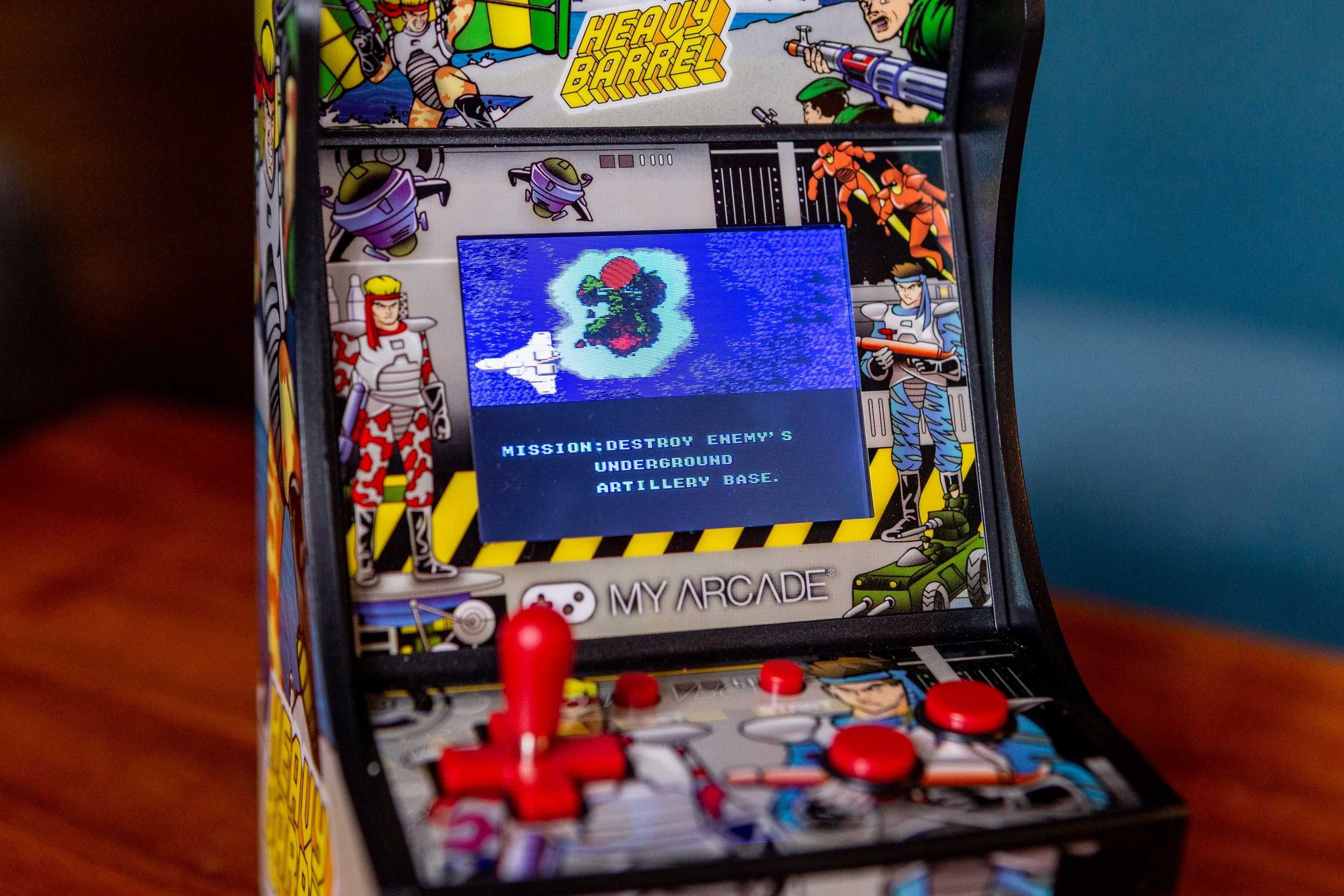 Konsola MyArcade Collectible Retro Heavy Barrel Micro Player