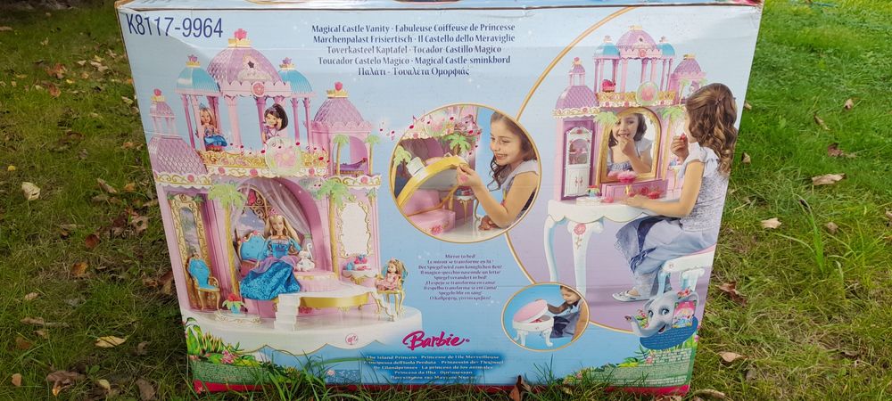 Barbie magiczny zamek księżniczka wyspy  toaletka nowe