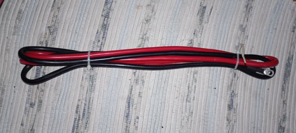 Cabo 16mm com ponteiras de 8mm de 2M de comprimento