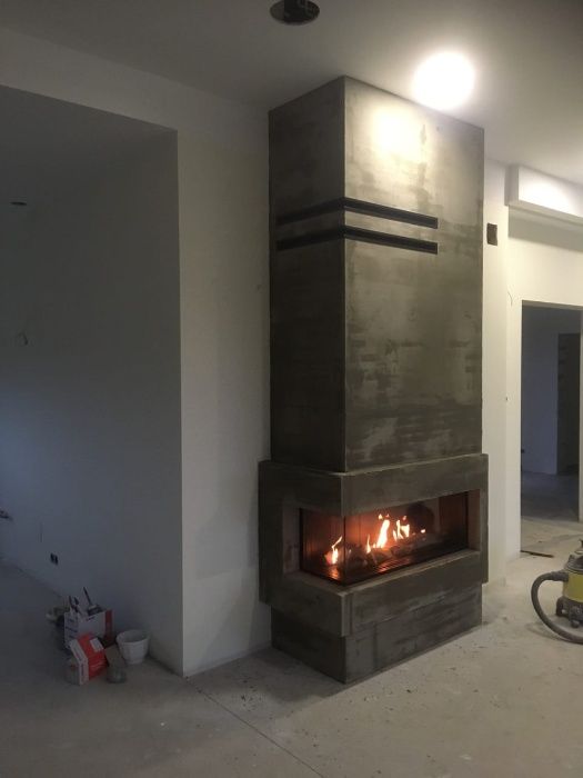 gazowy KOMINEK kompleksowy montaż w Nowoczesnej zabudowie 10 lat gwar