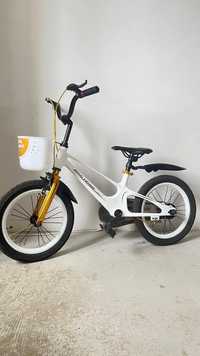 Дитячий Велосипед з кошиком і бічними колесами SHADOW 16 дюймів