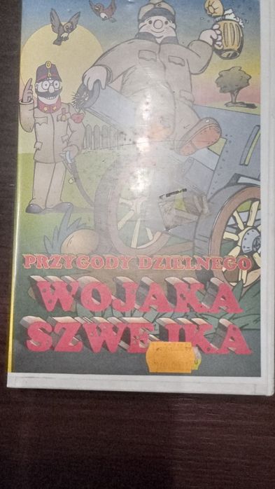 Płyta Kaseta VHS Film Bajka Przygody Dzielnego Wojaka Szwejka