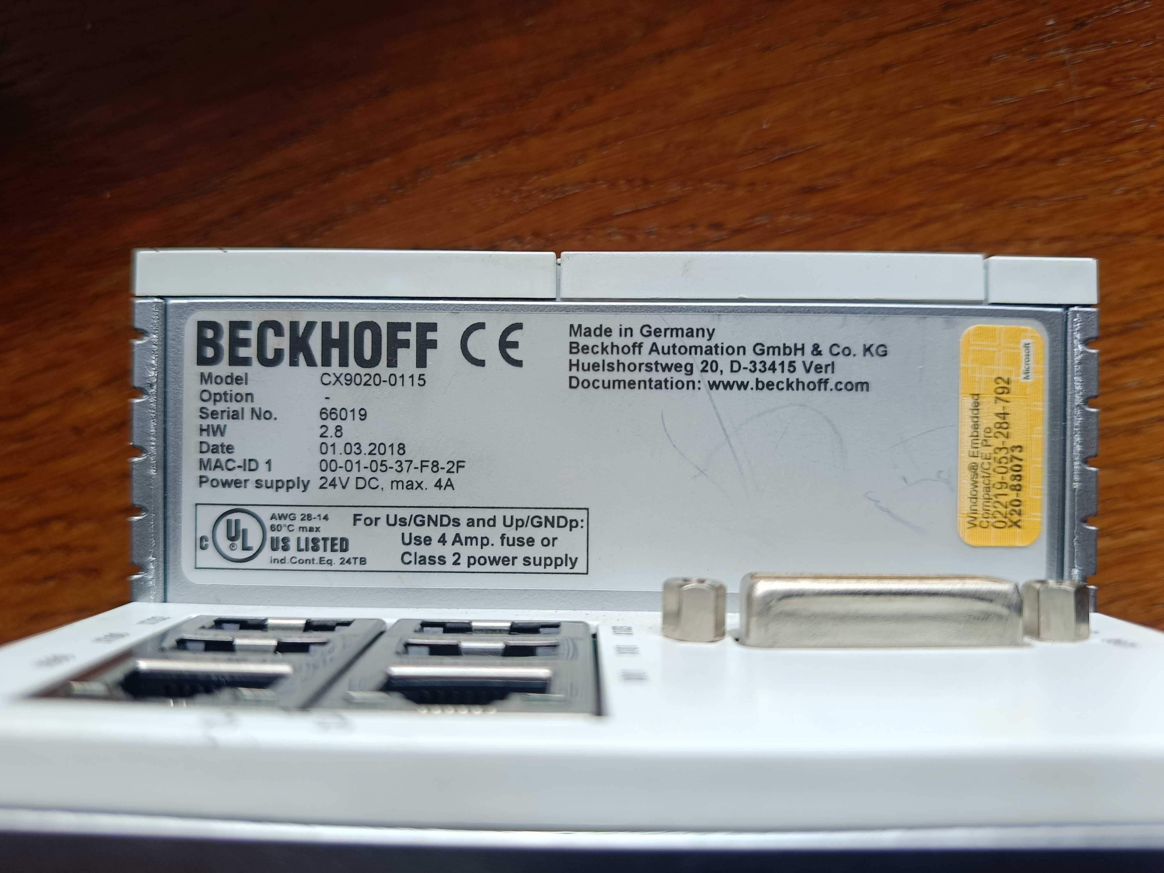 sterownik PLC Beckhoff CX9020