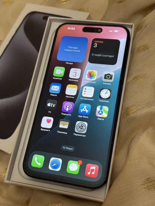 iPhone 15 Pro Max Blue  Titanium 256 gb