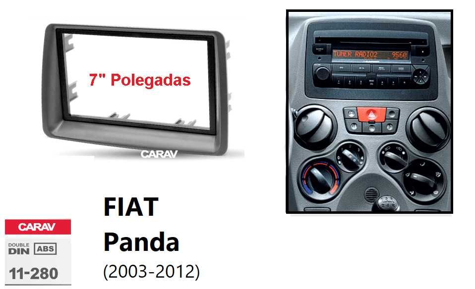 Rádio 2DIN • Fiat PANDA (2003 a 2023) • Android 169/319 GPS