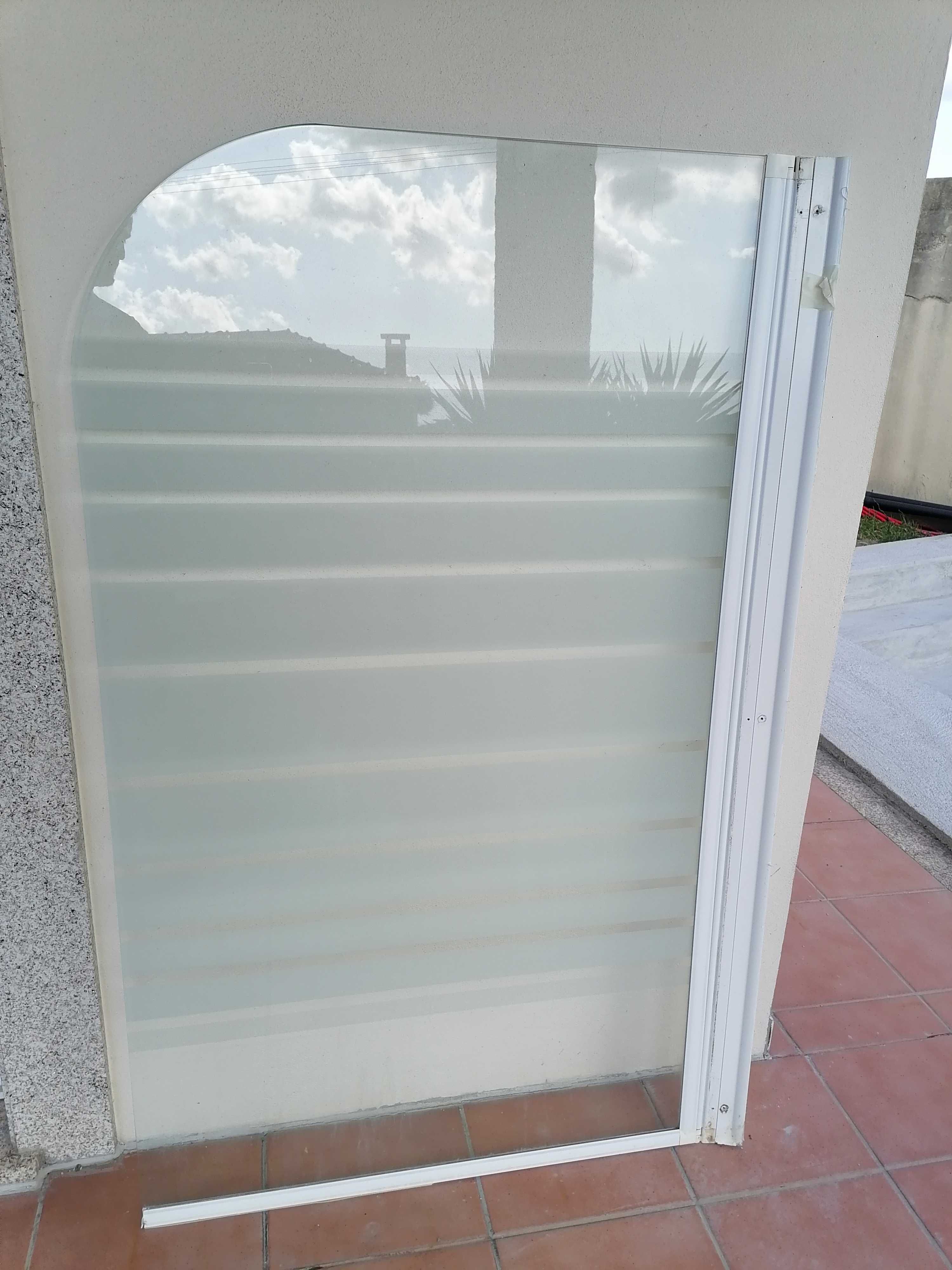 Vidro temperado resguardo Banheira Duche
