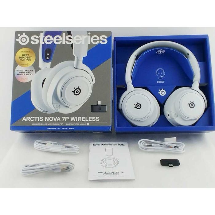 Навушники SteelSeries Arctis Nova 7P Wireless White
