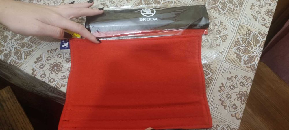 Шкода,skoda, чохли ременя безпеки, шикарні, якісні