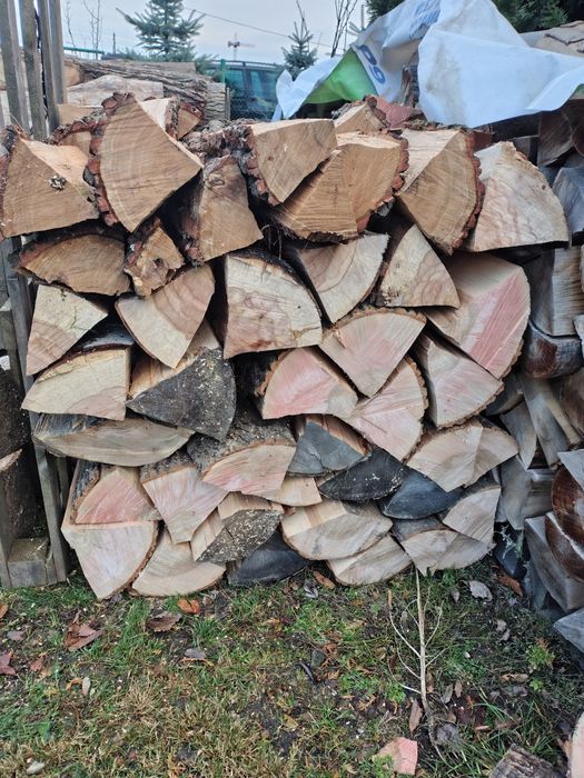 Drewno opałowe rąbane drzewo twarde 1mp 1 metr cena z transportem do 1