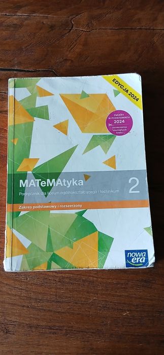 Matematyka podręcznik dla liceum I technikum 2
