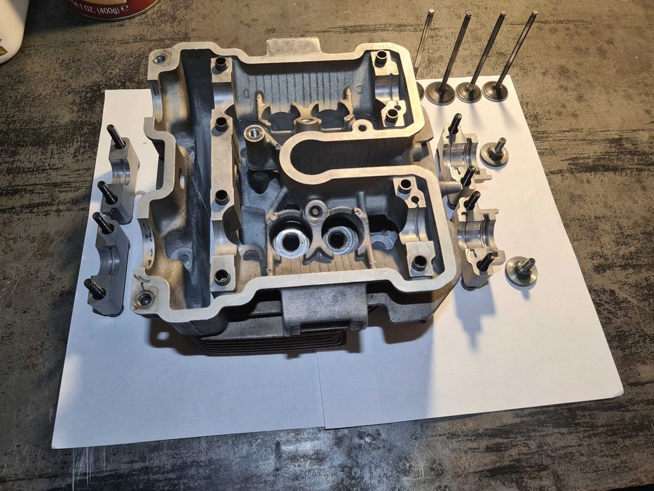 ГБЦ Suzuki Djebel 250 XC (SJ45A), под восстановление