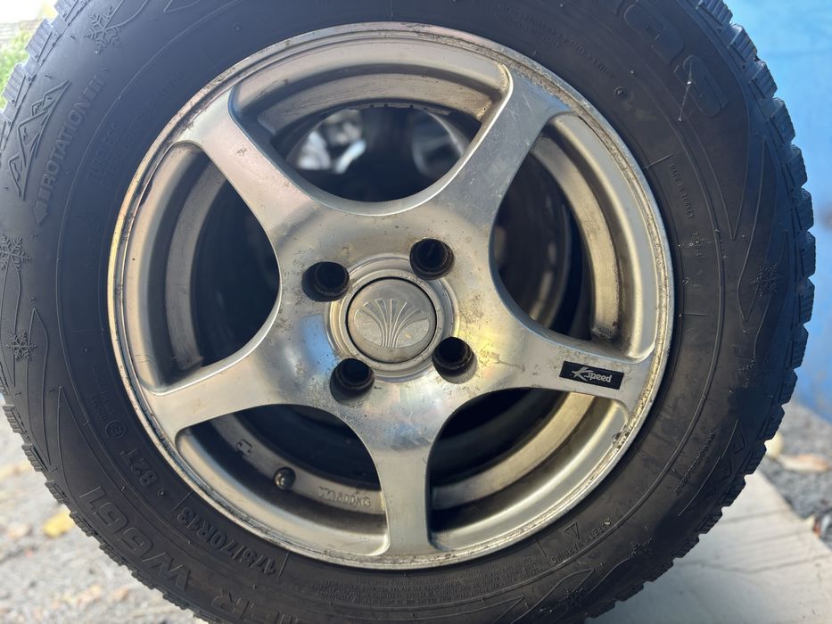 Комплект легкосплавних дисків зимова гума 175/70 R13