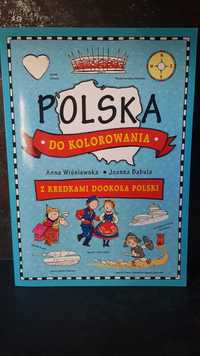 Kolorowanka Polska do kolorowania A3