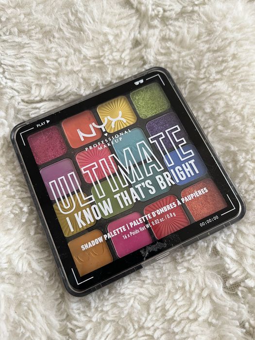 NYX ultimate eyeshadow pal 16 pan paleta cieni do oczu