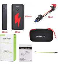 Павербанк 2-в-1 з USB-портом OHMOTOR Car Jump Starter Power Bank 1500A