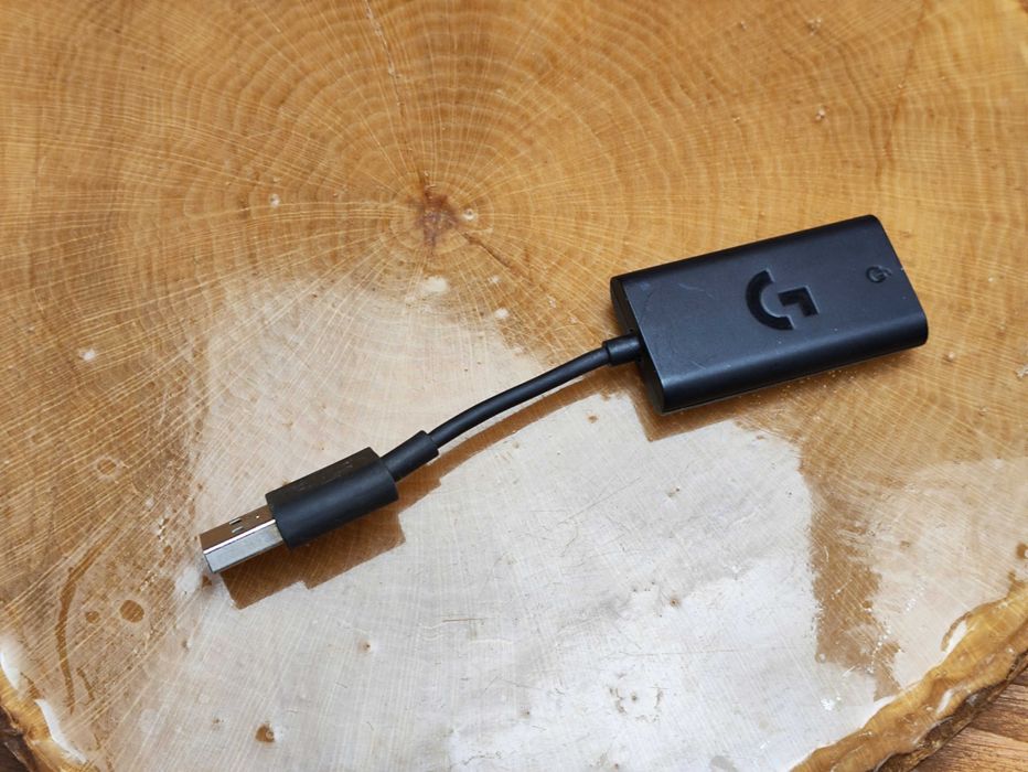 Logitech G432 DAC Adapter Dongle Odbiornik Karta dzwiękowa słuchawek