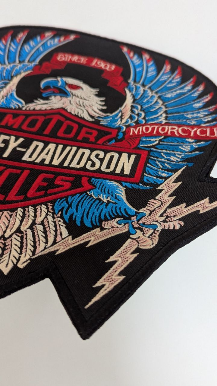 Патч HARLEY DAVIDSON  Шеврон Нашивка байк