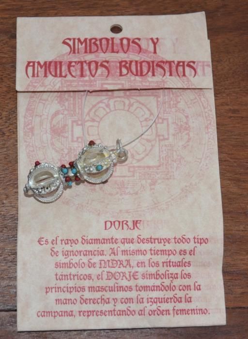 Símbolo Budista Dorje - Pendente para Colar