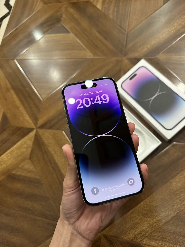 Iphone 14 pro 128 ddeep puple