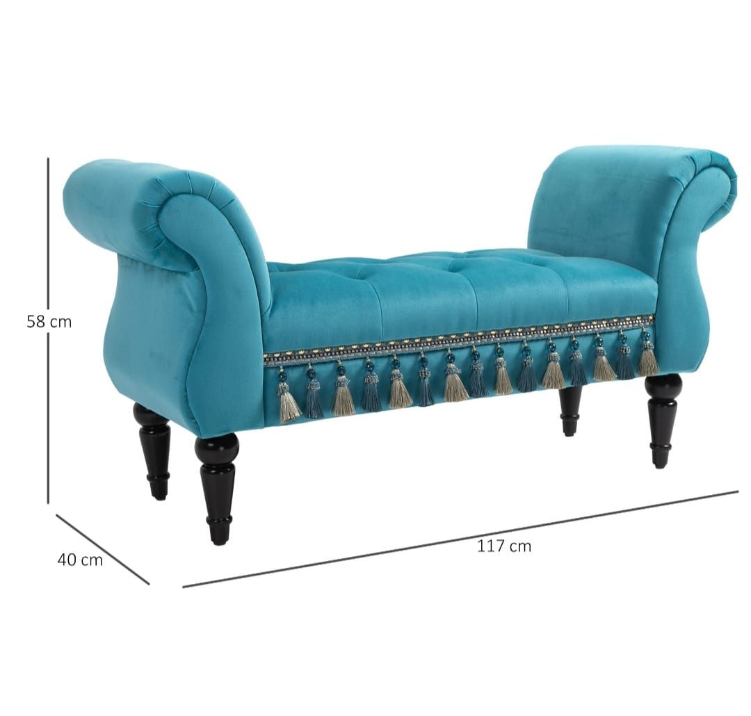 Luksusową ławka stołek tapicerowany