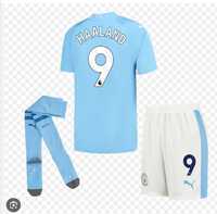 Manchester City Haaland 9 strój dziecięcy rozmiar 155/165cm