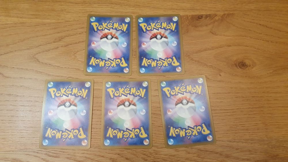 Karty Pokemon 5 sztuk japońskie