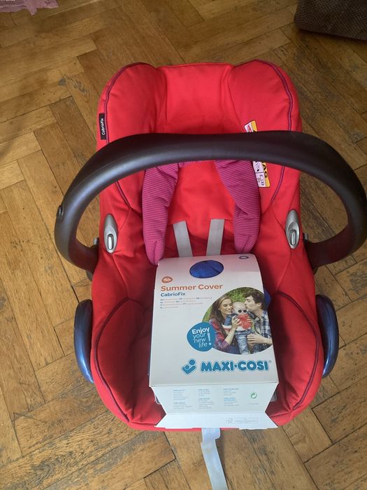 Łupina fotelik samochodowy maxi cosi cabriofix czerwony