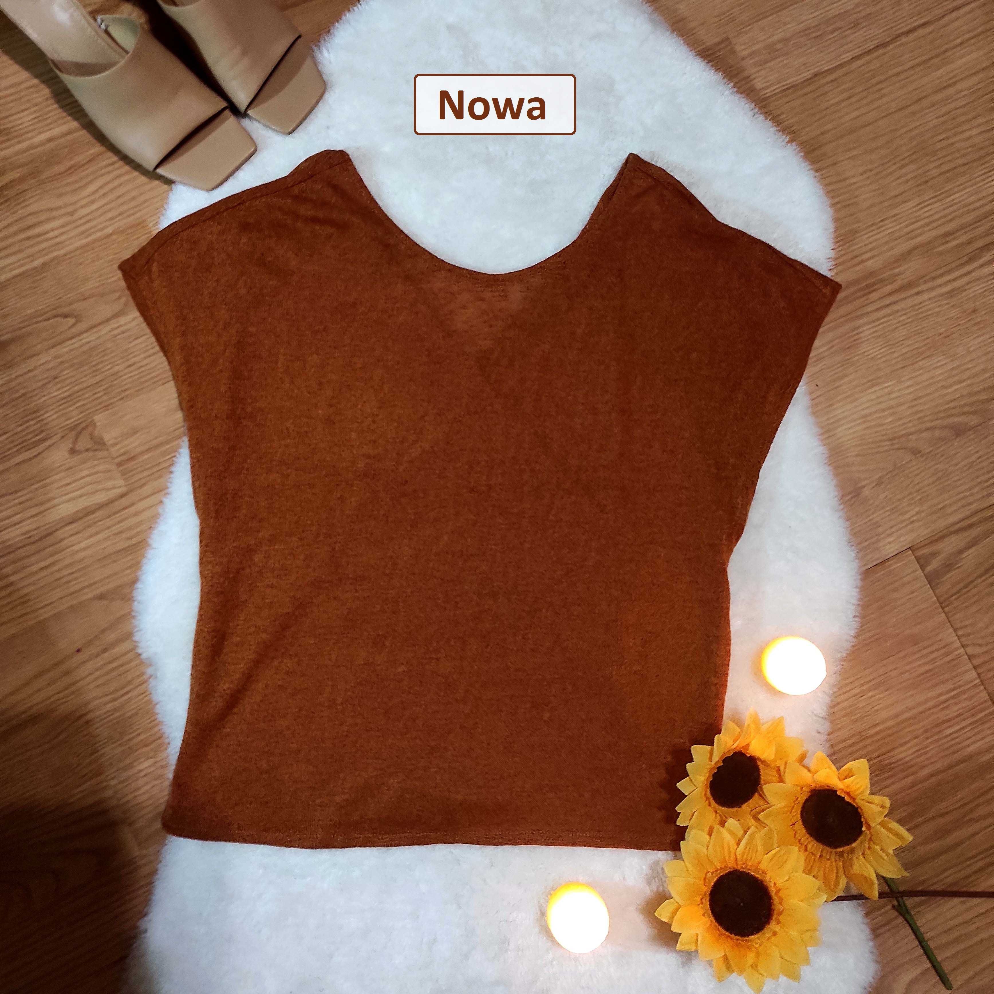 Bluzka z dekoltem na plecach, H&M, rozm. XS. Nowa!