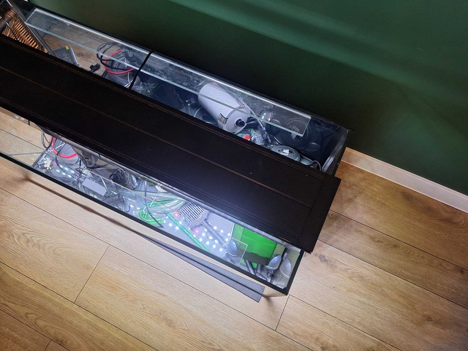 Akwarium 200L kompletne belka led transport