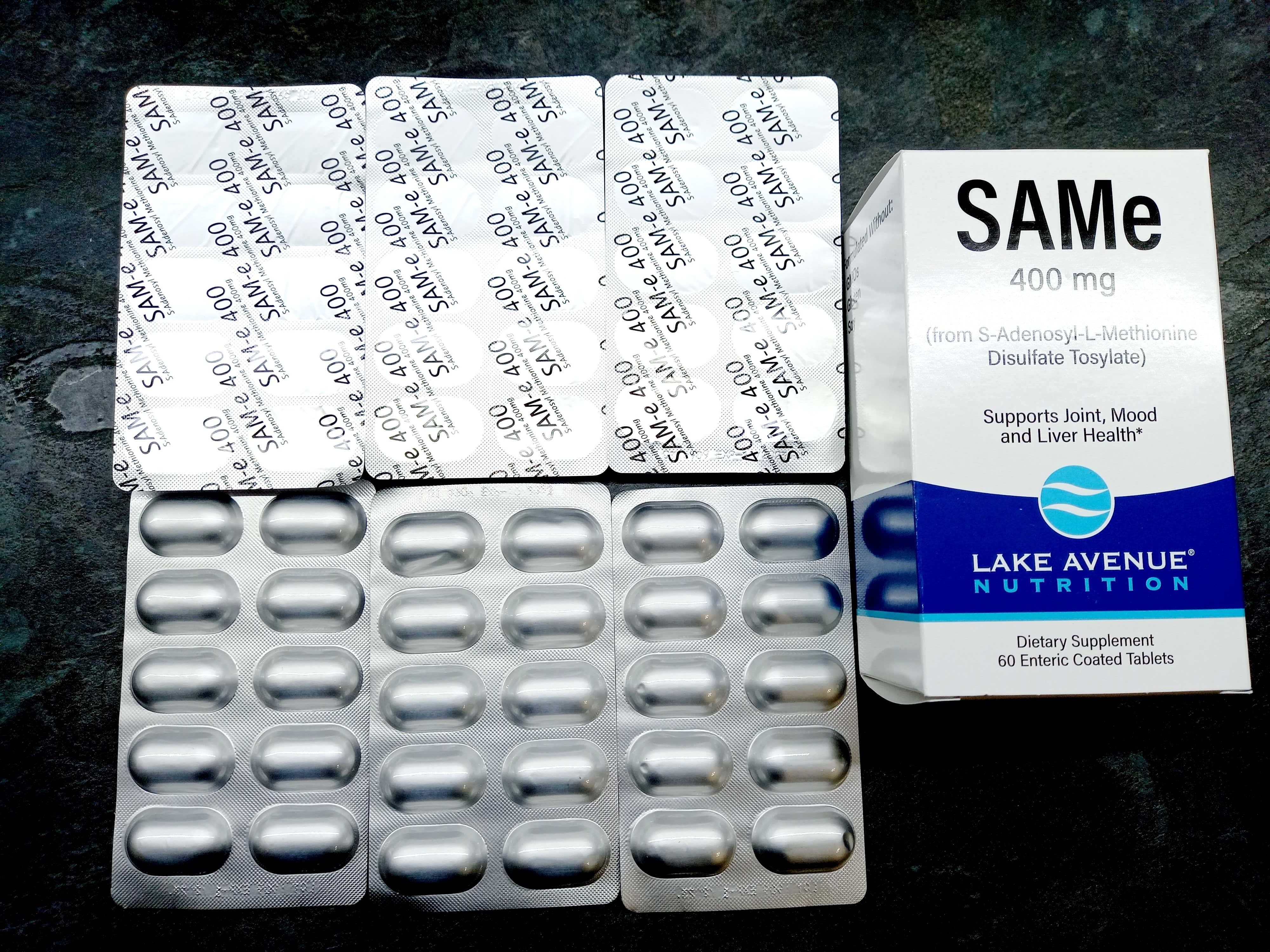 LAN, SAM-e 400 мг (60 таб.), S-аденозил-L-метионин