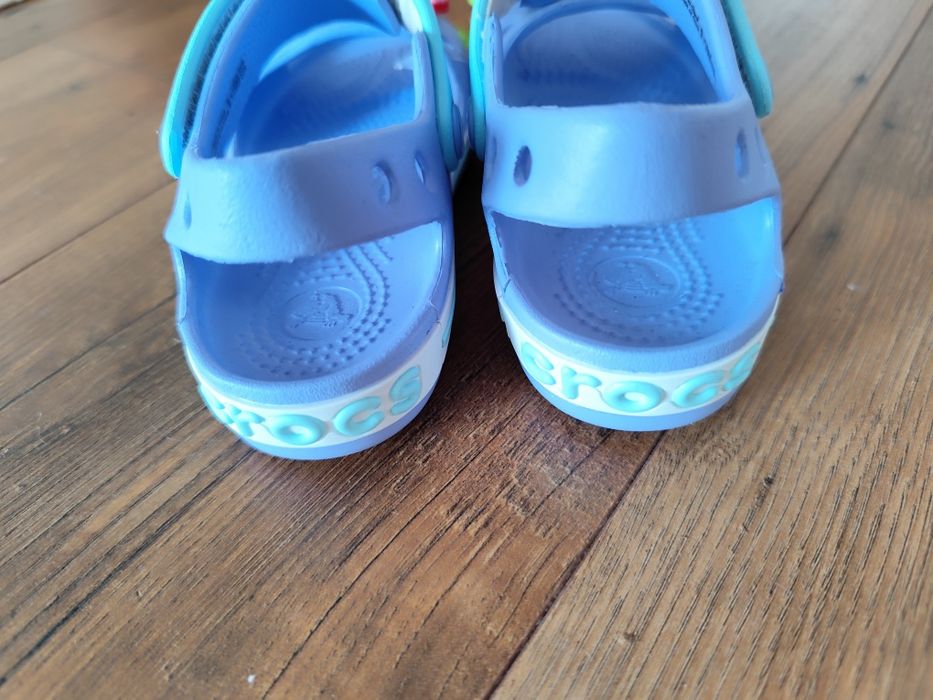 Crocs c10 27 28 nowe piankowe sandały z przypinkami Stitch myszka Minn