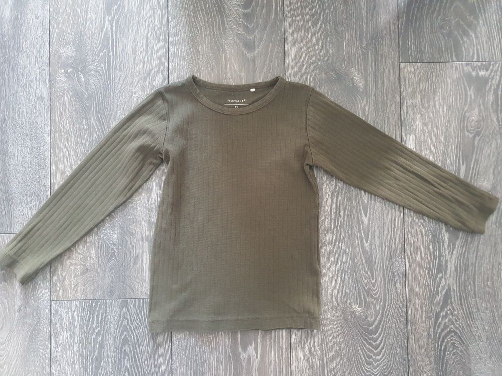 Bluzka 3szt longsleeve dlugi rękaw 110 chłopiec