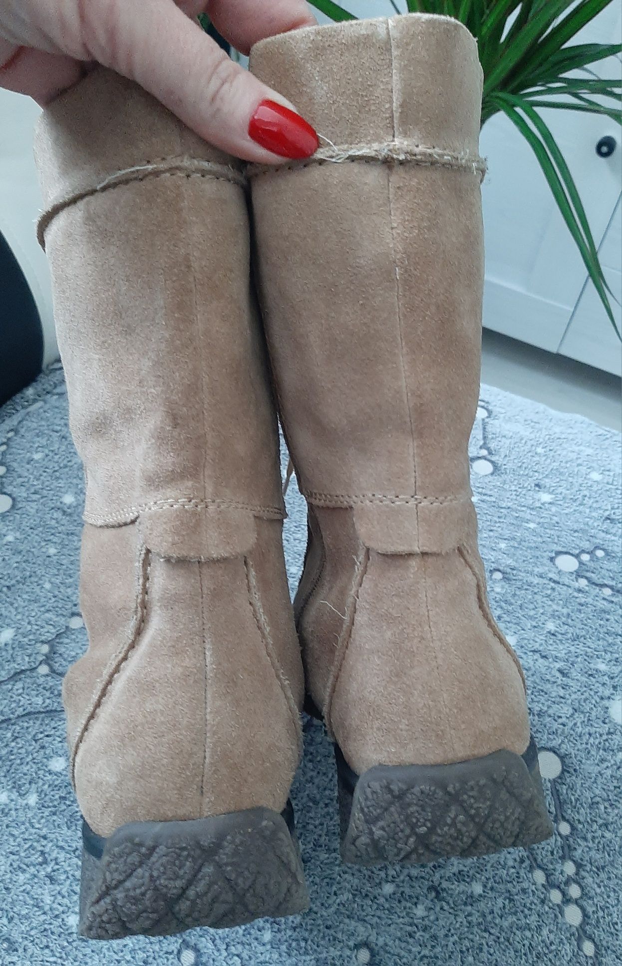 Skórzane zimowe buty Marc Bohan r. 39 skóra naturalna