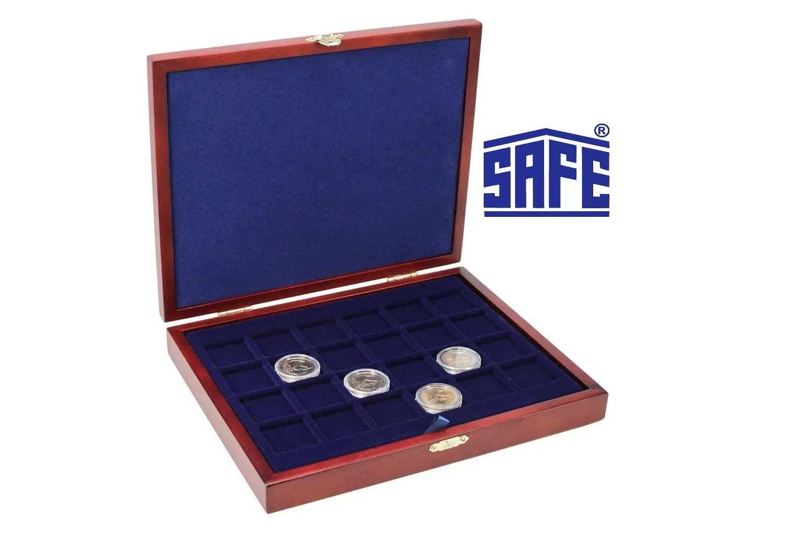 Drewniane pudełko na monety - SAFE