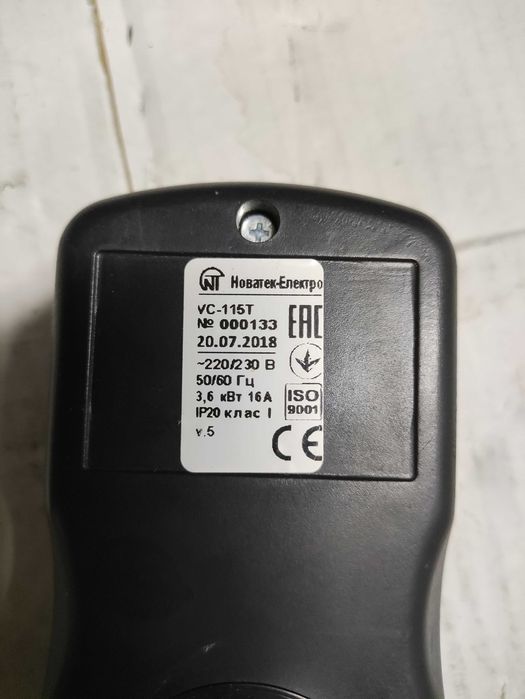 Реле напрежения VC-115T, автомат защиты (однофазное реле напрежения)