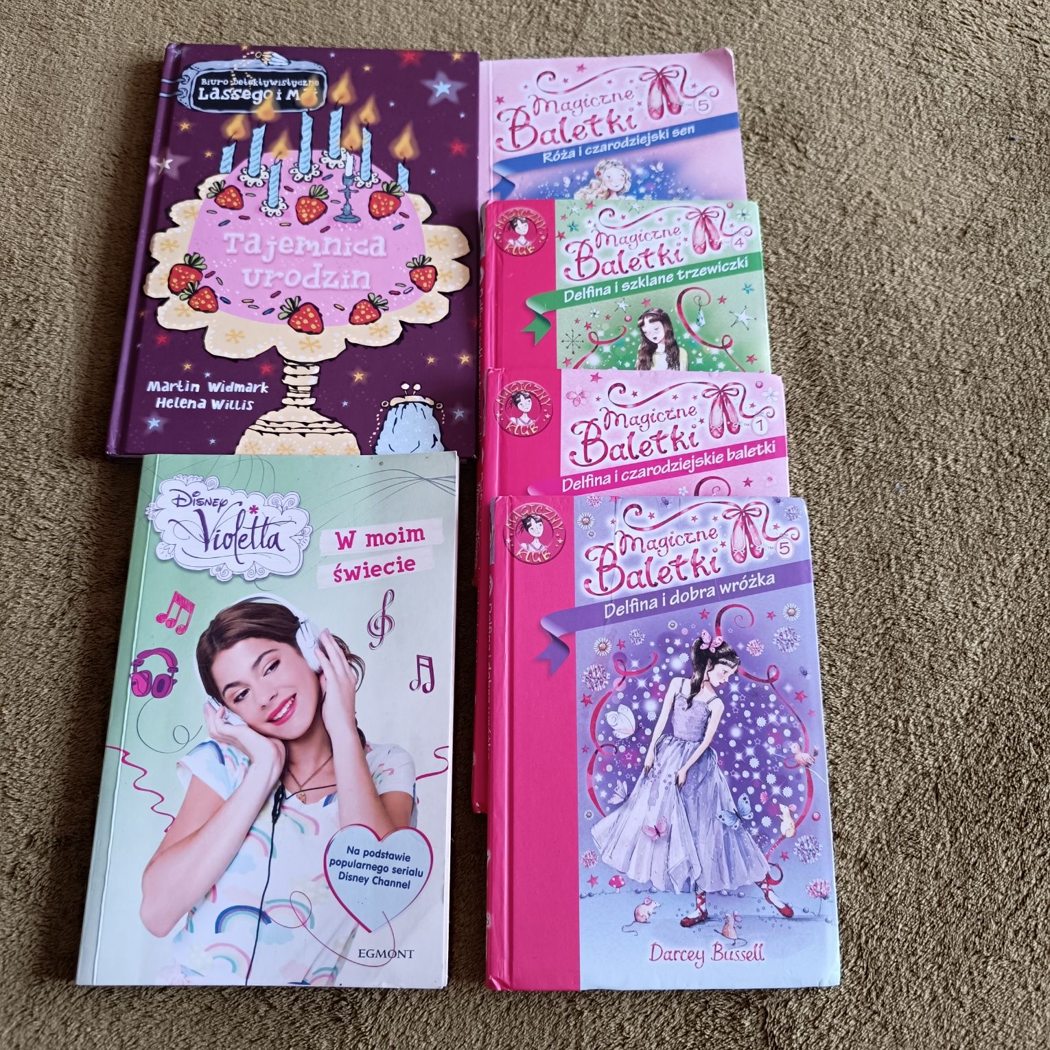 Książki dla dziewczynki x 6 sztuk