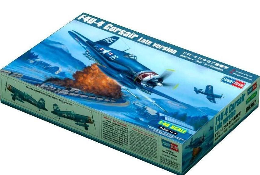 Винищувач F4U-4 Corsair late version 1:48 Hobby Boss (HB80387)