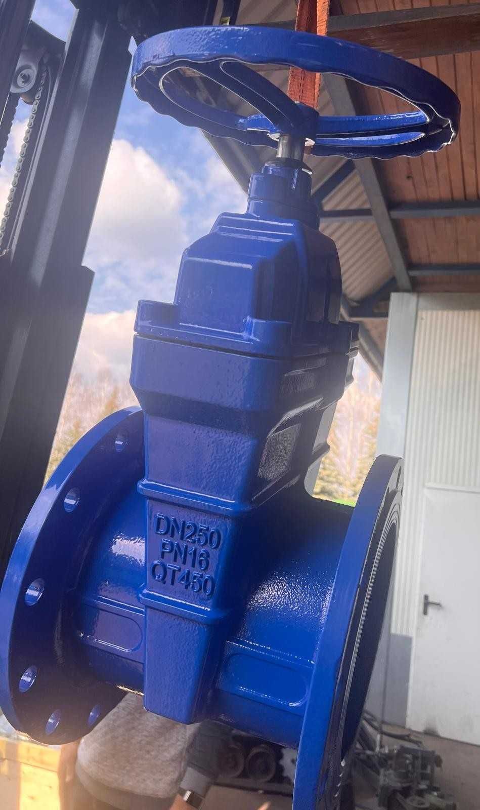 Zawór zasuwowy z miękkim uszczelnieniem NRS, DN250 PN16 - 6 sztuk
