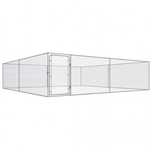 Canil de exterior em aço galvanizado 4x4x1 m NOVO (Varios tamanhos)