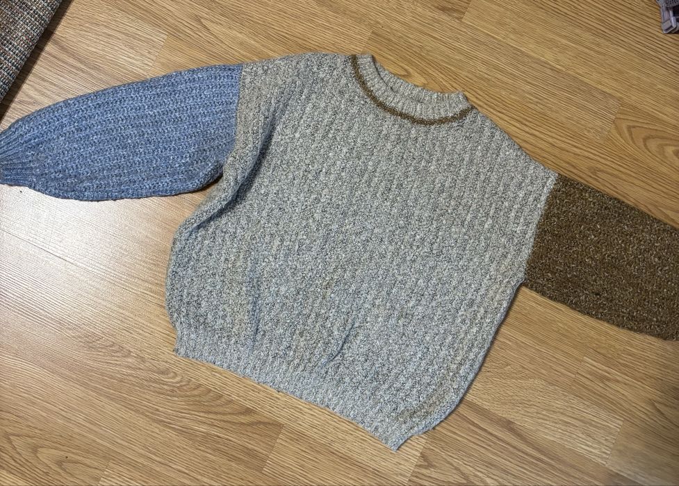 Стильний теплий светр zara 116-122см, худі, світшот