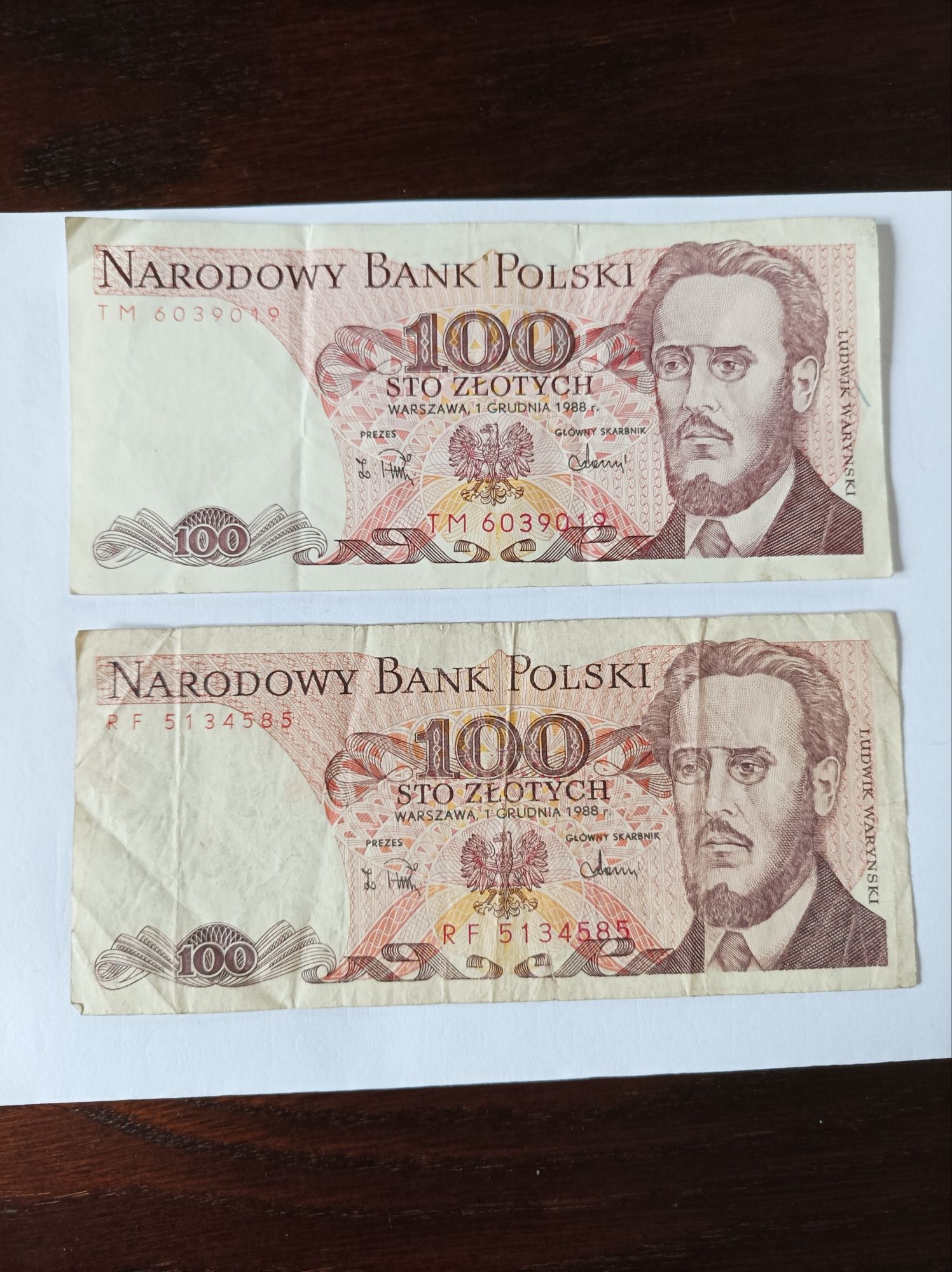 stare banknoty PRL ( Polska Rzeczpospolita Ludowa )