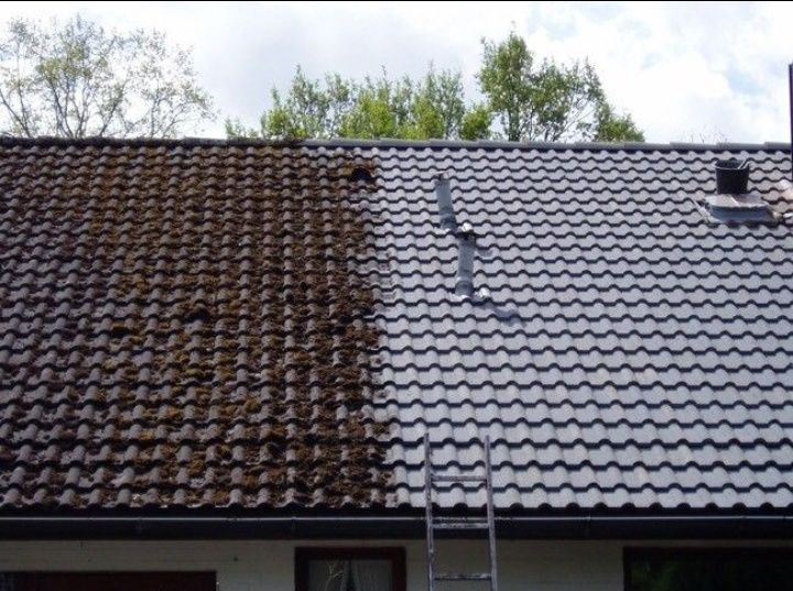 Mycie czyszczenie kostki brukowej elewacji dachów malowanie